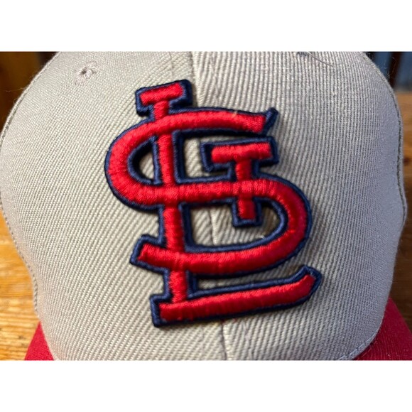 St. Louis Cardinals Hat Gray Red Adjustable Strap Back MLB Sports Specialties - Picture 2 of 11